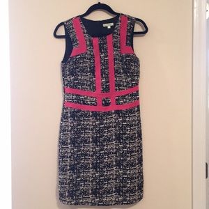 Jade brand sleeveless dress - black / white / pink